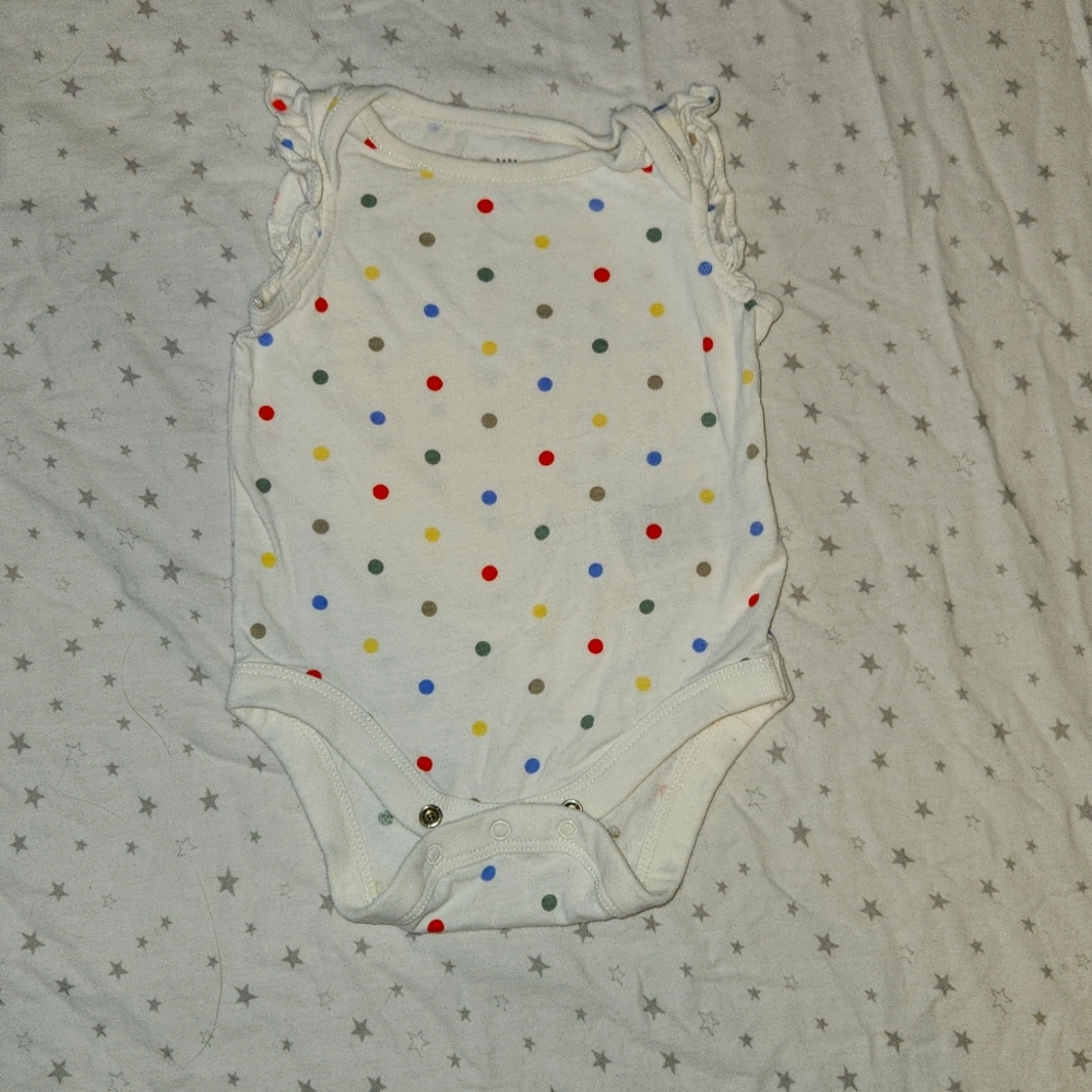 Short flutter sleeve onsie